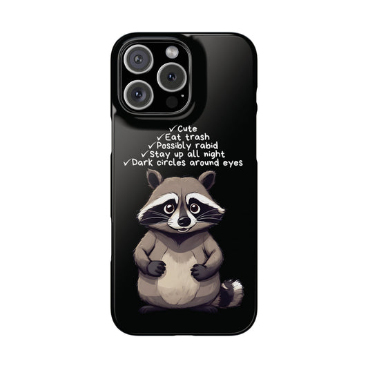 Cute Raccoon iPhone Case