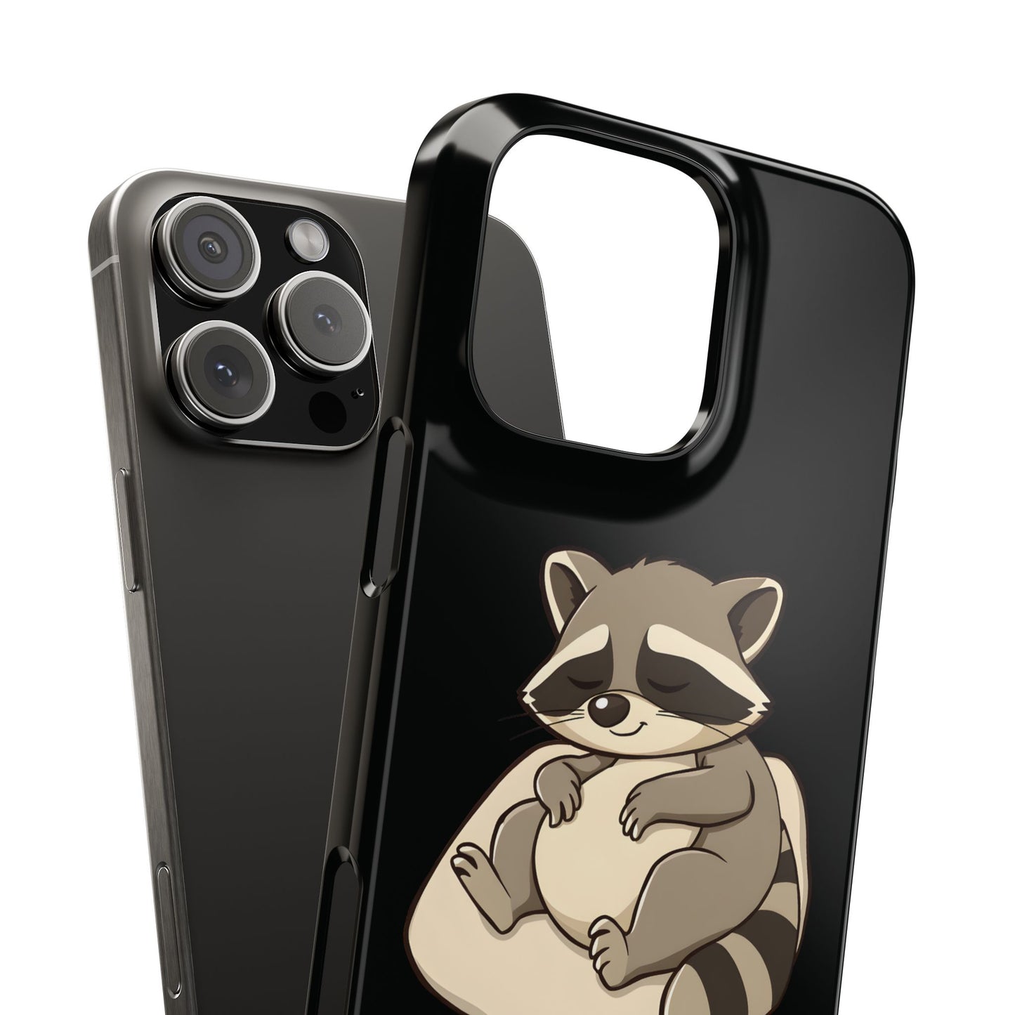 Lazy Raccoon iPhone Case
