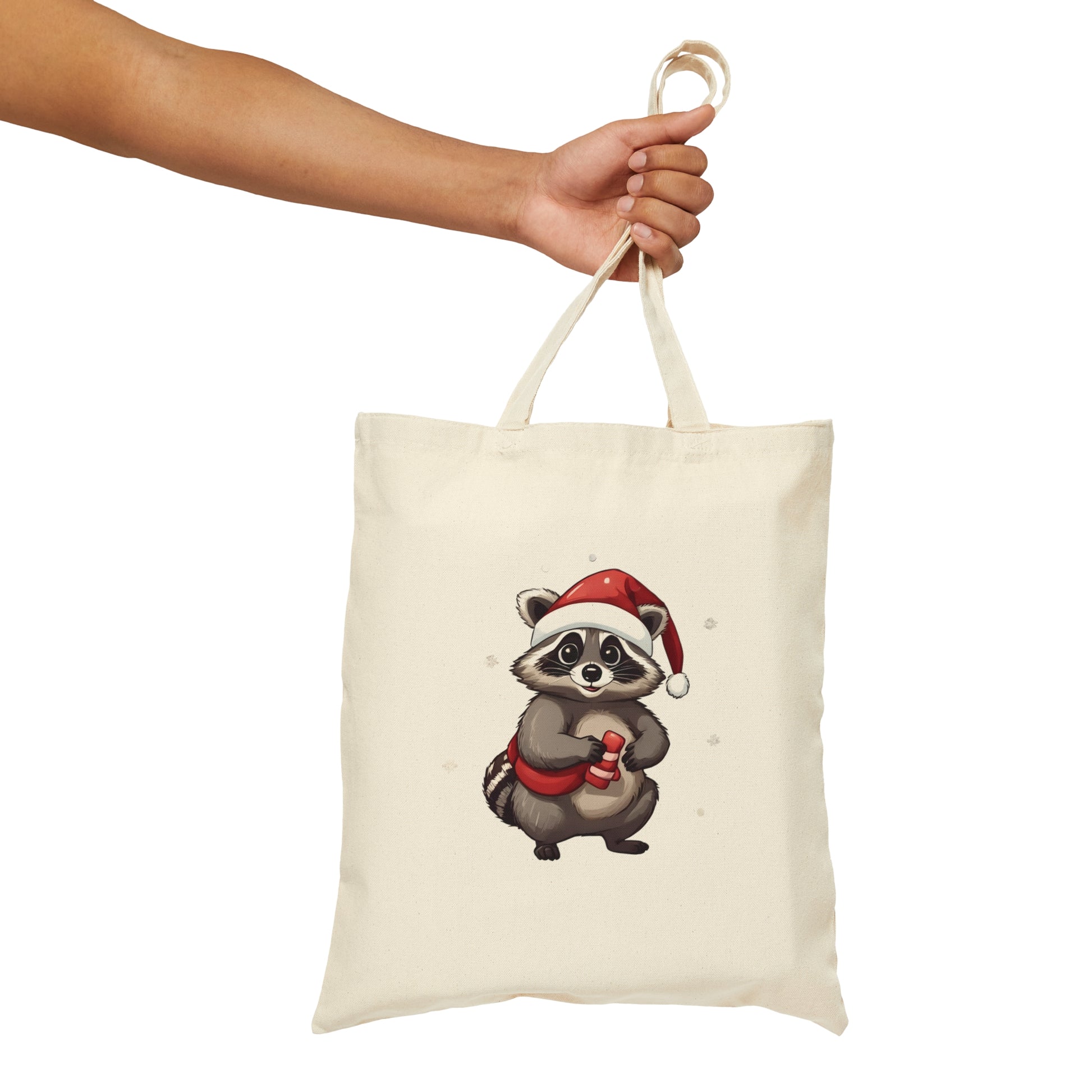 Tote Bag Christmas Raccoon