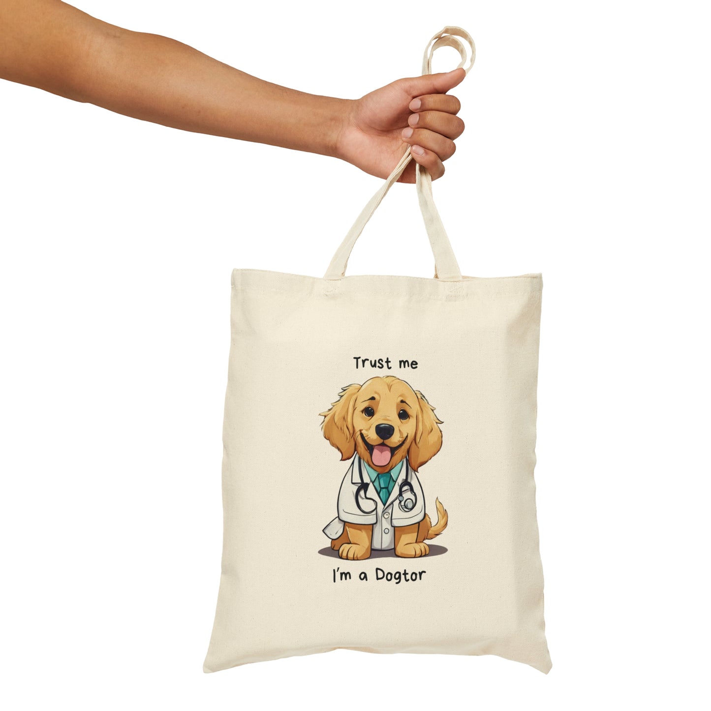 Tote Bag Cute Dog Doctor