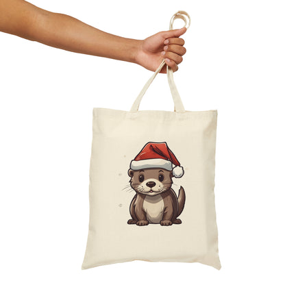 Tote Bag Christmas Otter