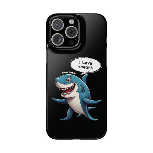 Sarcasm Shark iPhone Case