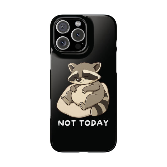 Lazy Raccoon iPhone Case