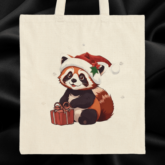 Tote Bag Christmas Red Panda