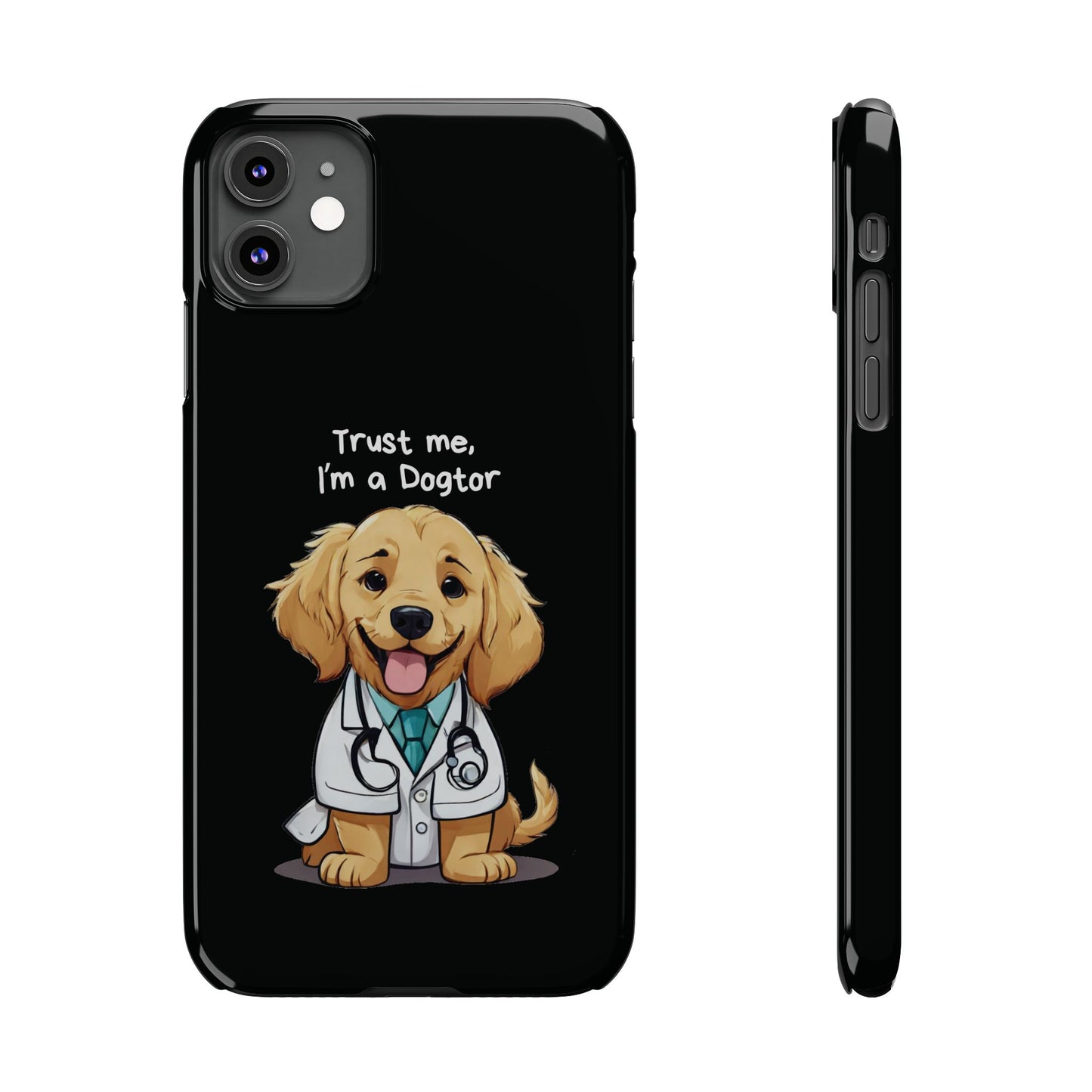 Dogtor Dog Black iPhone 11 Case