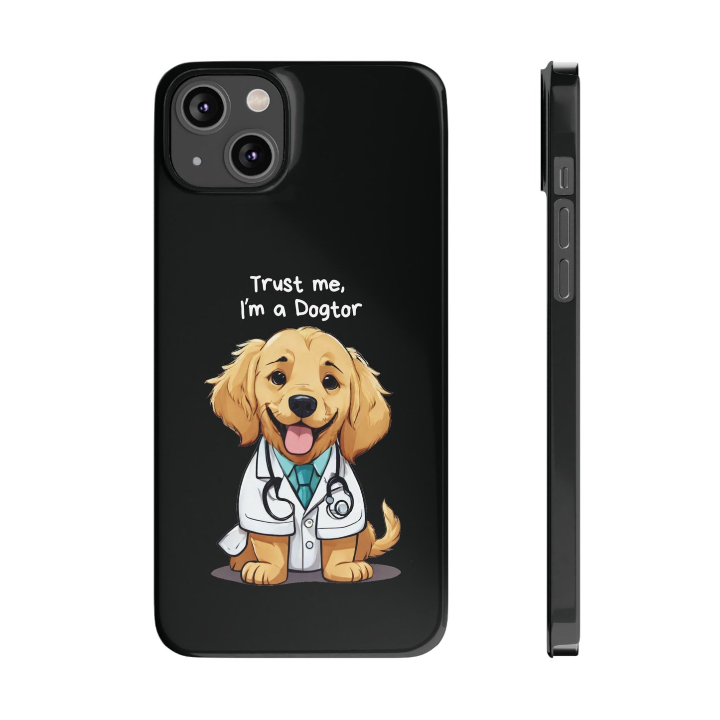 Dogtor Dog Black iPhone 14 Plus Case