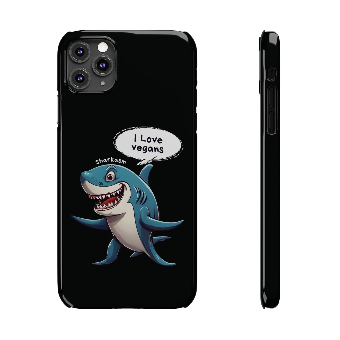 Sarcasm Shark Black iPhone 11 Pro Max Case
