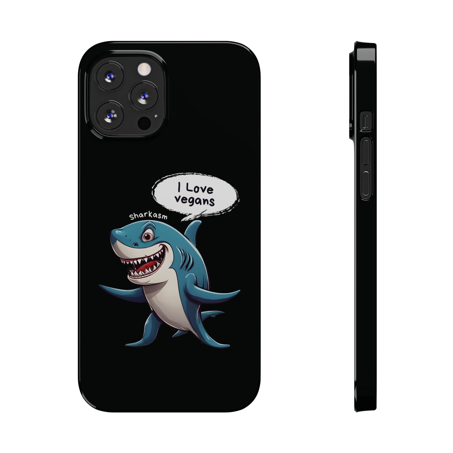 Sarcasm Shark Black iPhone 12 Pro Max Case