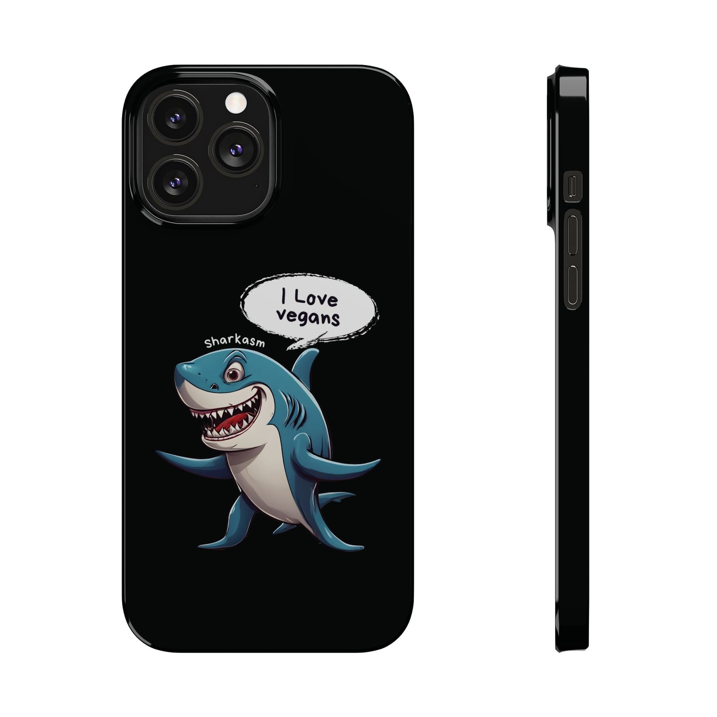 Sarcasm Shark Black iPhone 13 Pro Max Case