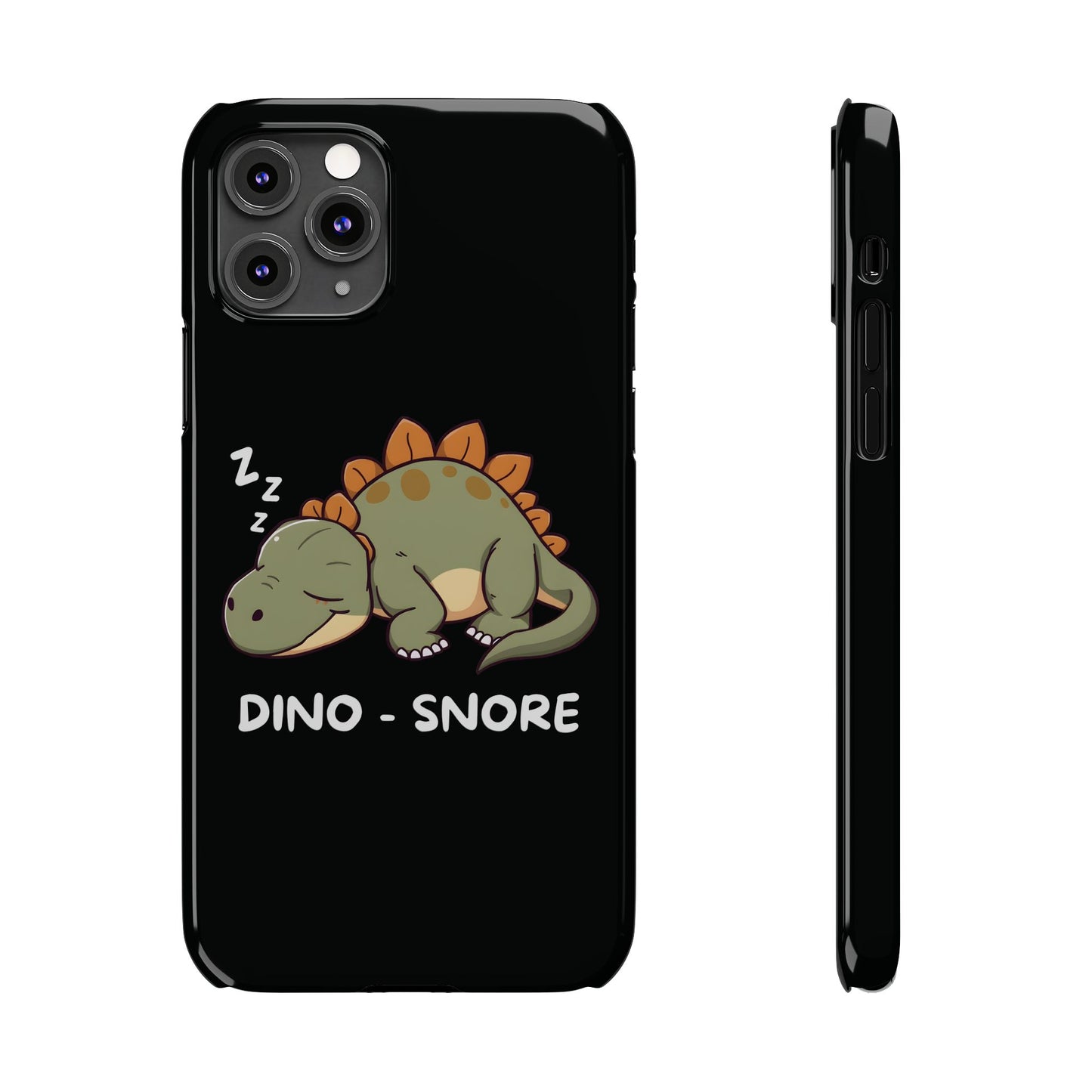 Sleepy Dinosaur Black iPhone 11 Pro Case