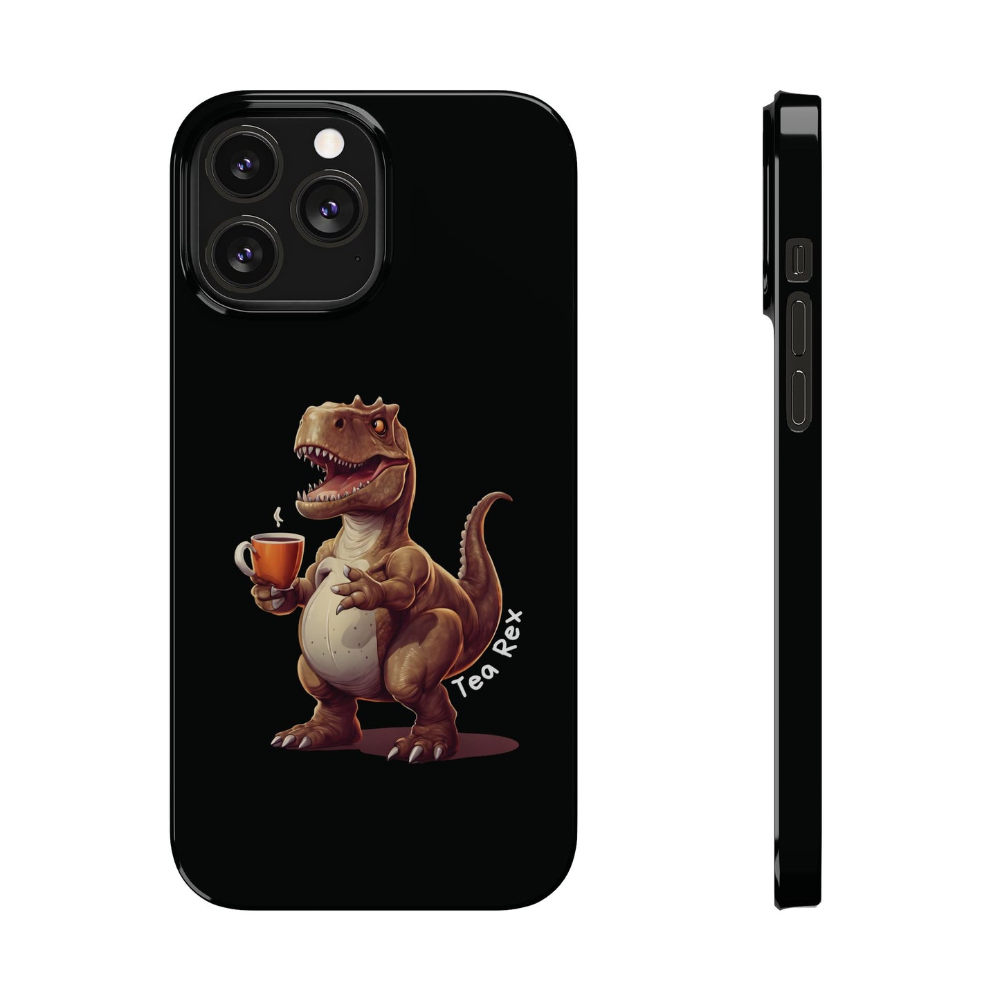 Tea Rex Black iPhone 13 Pro Max Case