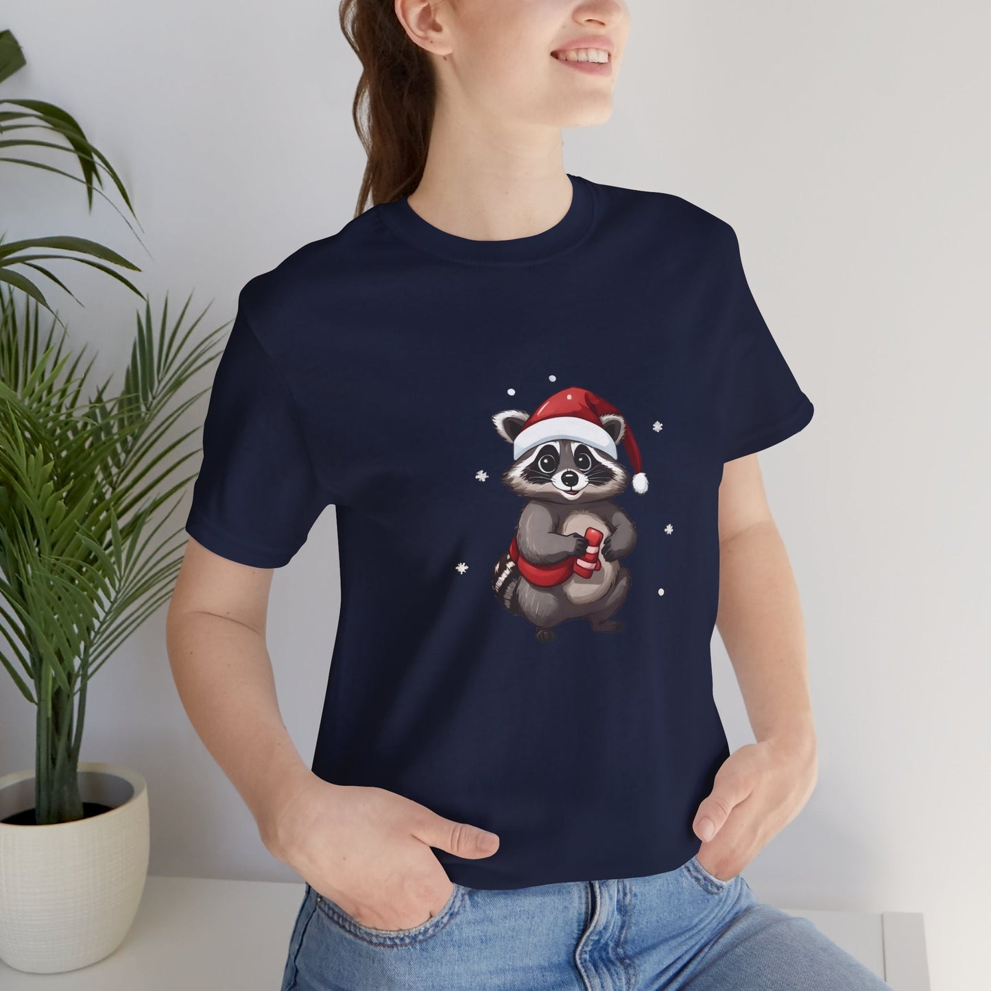 Cute Christmas Raccoon T-Shirt - StoreCuriosity
