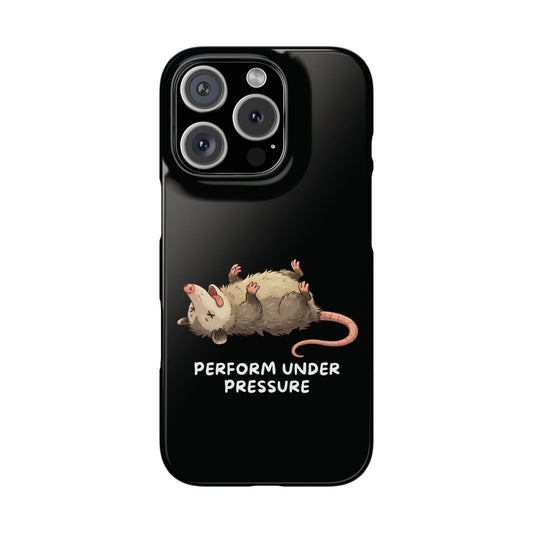Opossum iPhone Case – Performs Under Pressure | Funny Stress Gift - StoreCuriosity