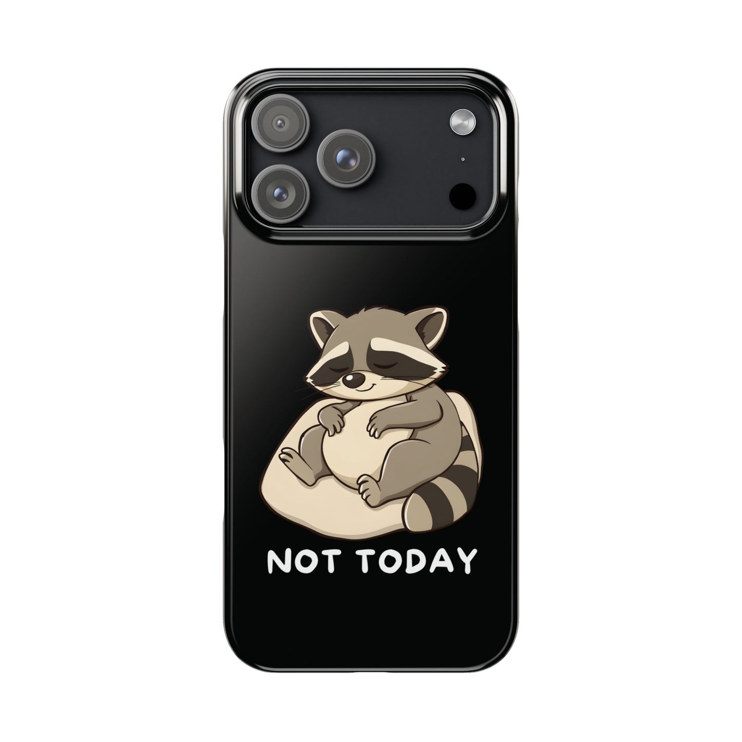 Lazy Raccoon iPhone Case