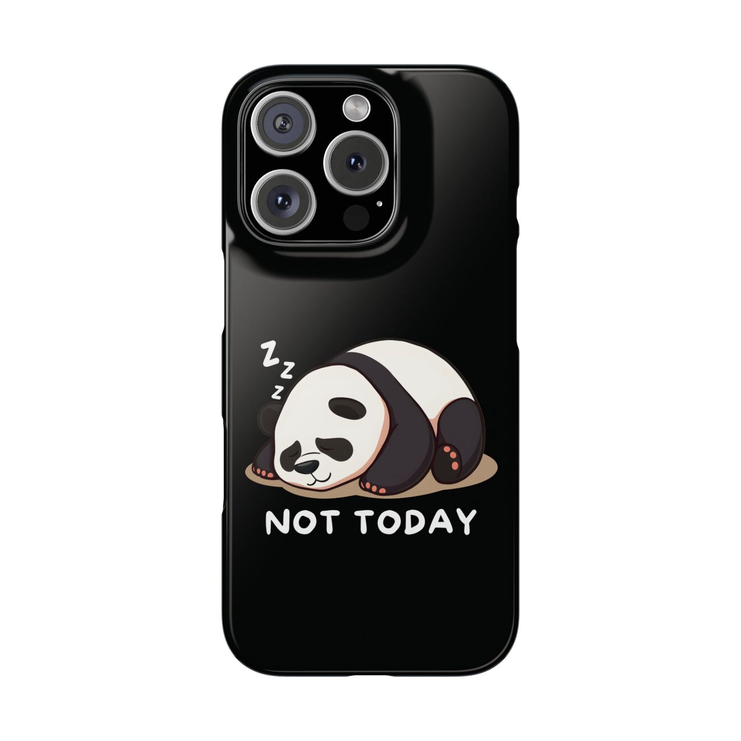 Lazy Panda iPhone Case