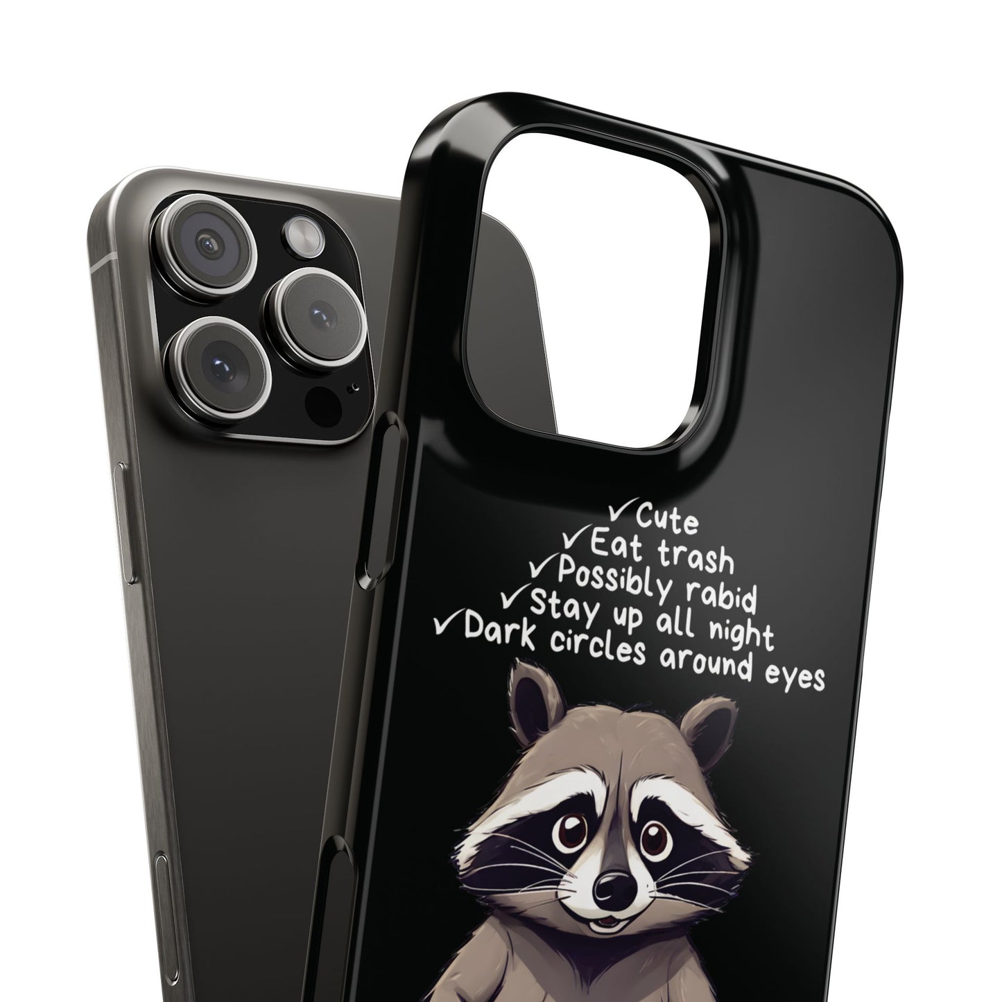 Cute Raccoon iPhone Case
