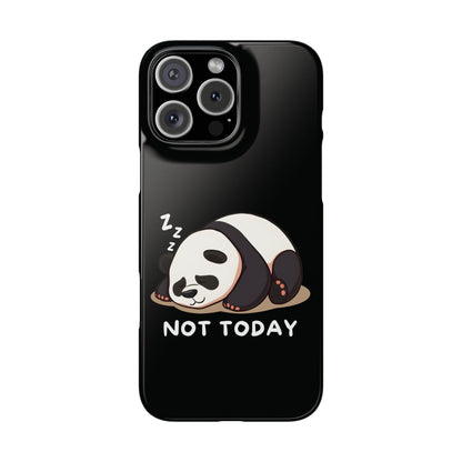Lazy Panda iPhone Case