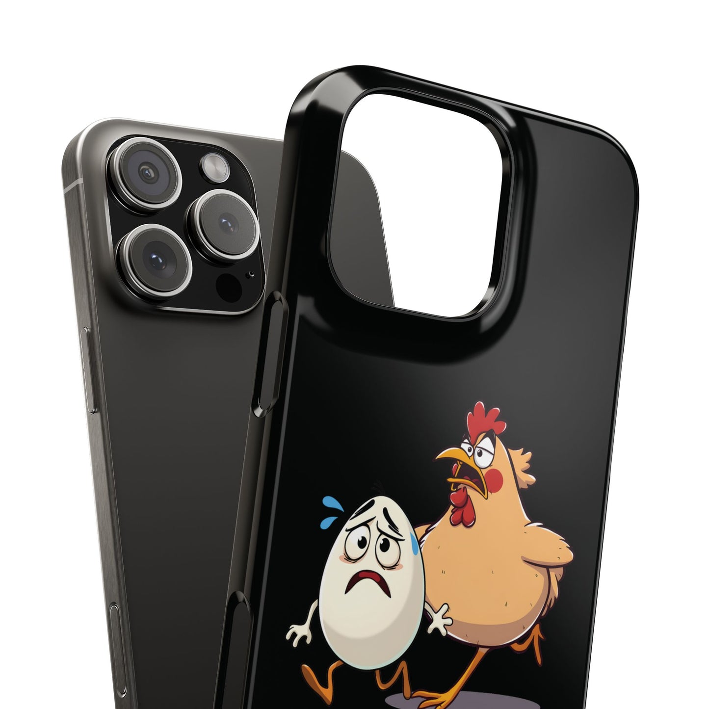 Funny Who Came First iPhone Case