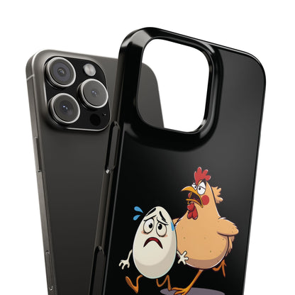 Funny Who Came First iPhone Case