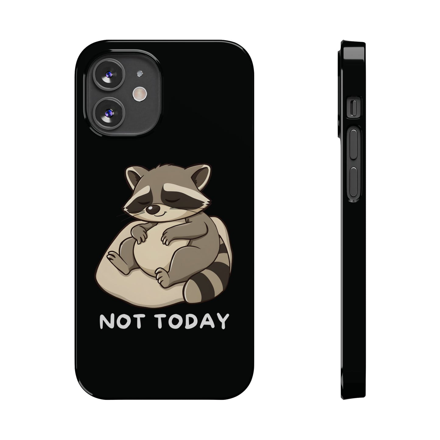 Lazy Raccoon iPhone Case