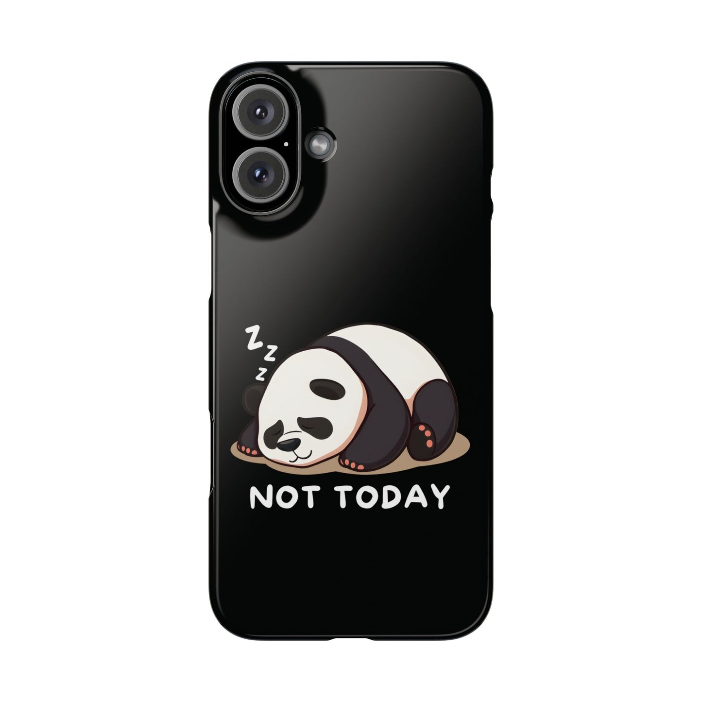 Lazy Panda iPhone Case