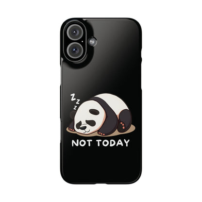 Lazy Panda iPhone Case
