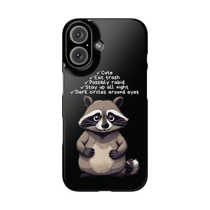Cute Raccoon iPhone Case