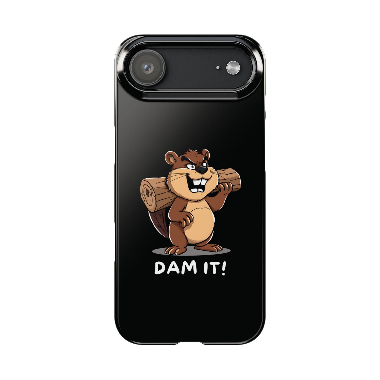 Funny Dam It iPhone Case
