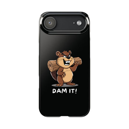 Funny Dam It iPhone Case
