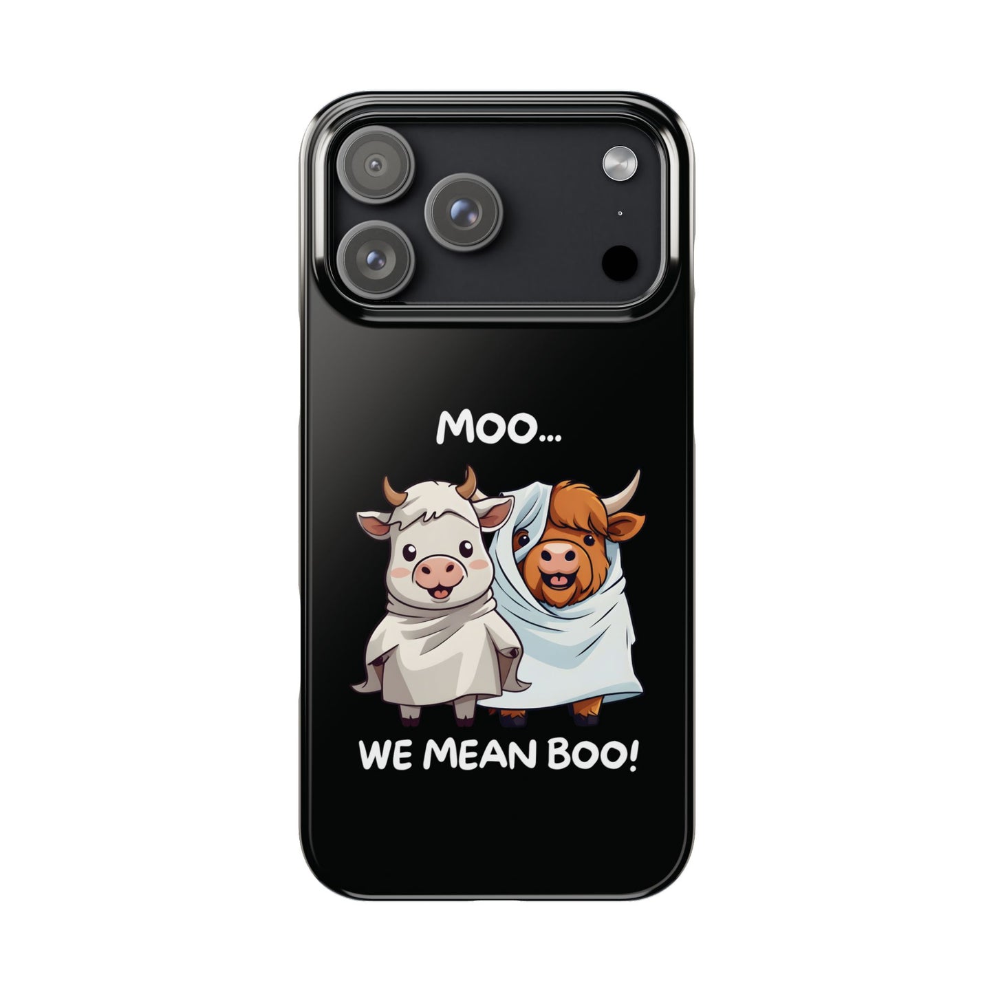 Halloween Cows iPhone Case