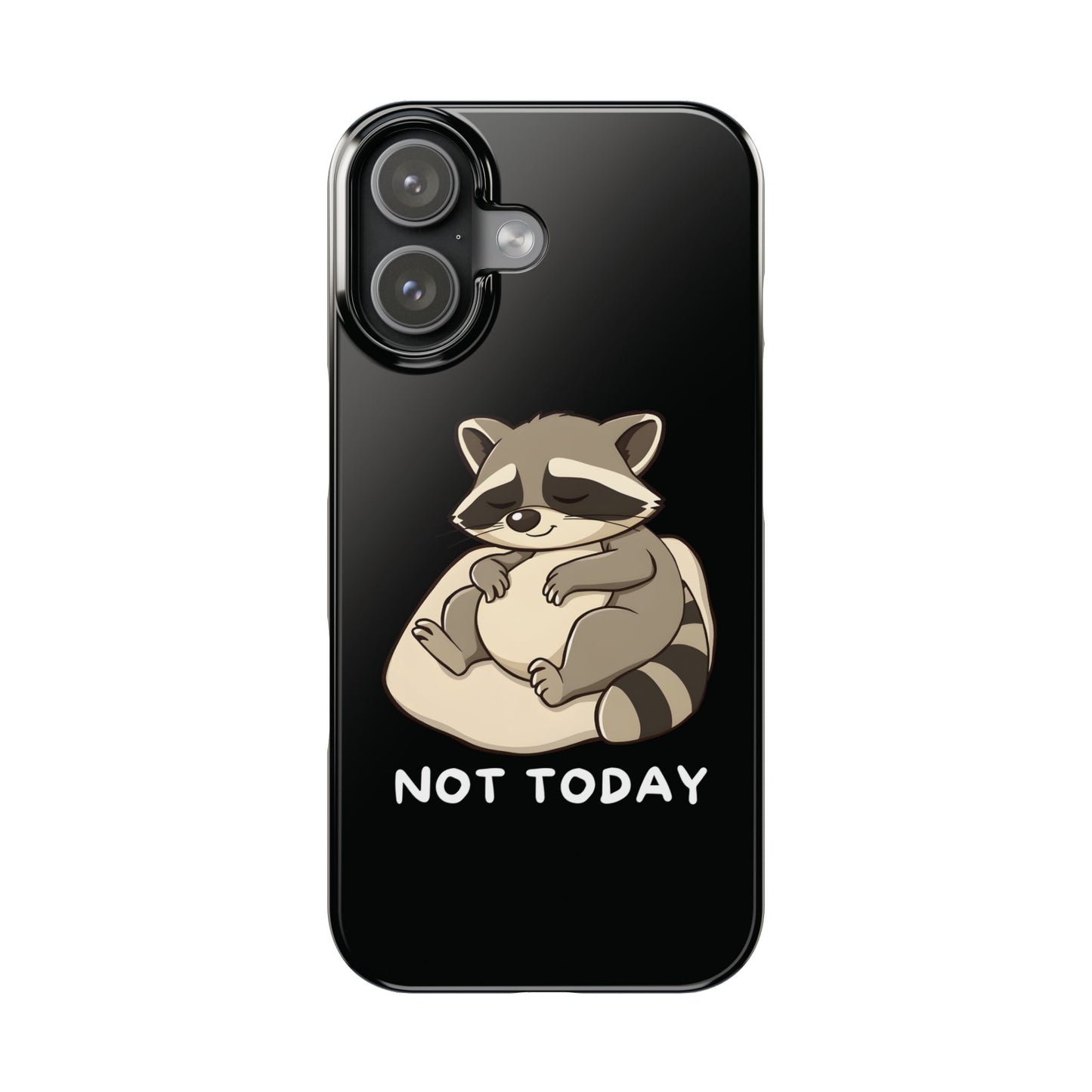Lazy Raccoon iPhone Case