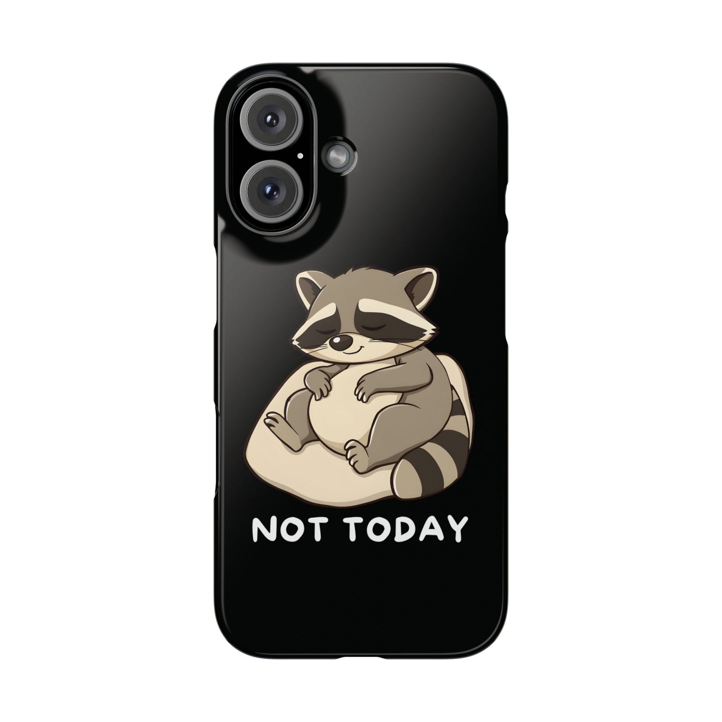 Lazy Raccoon iPhone Case