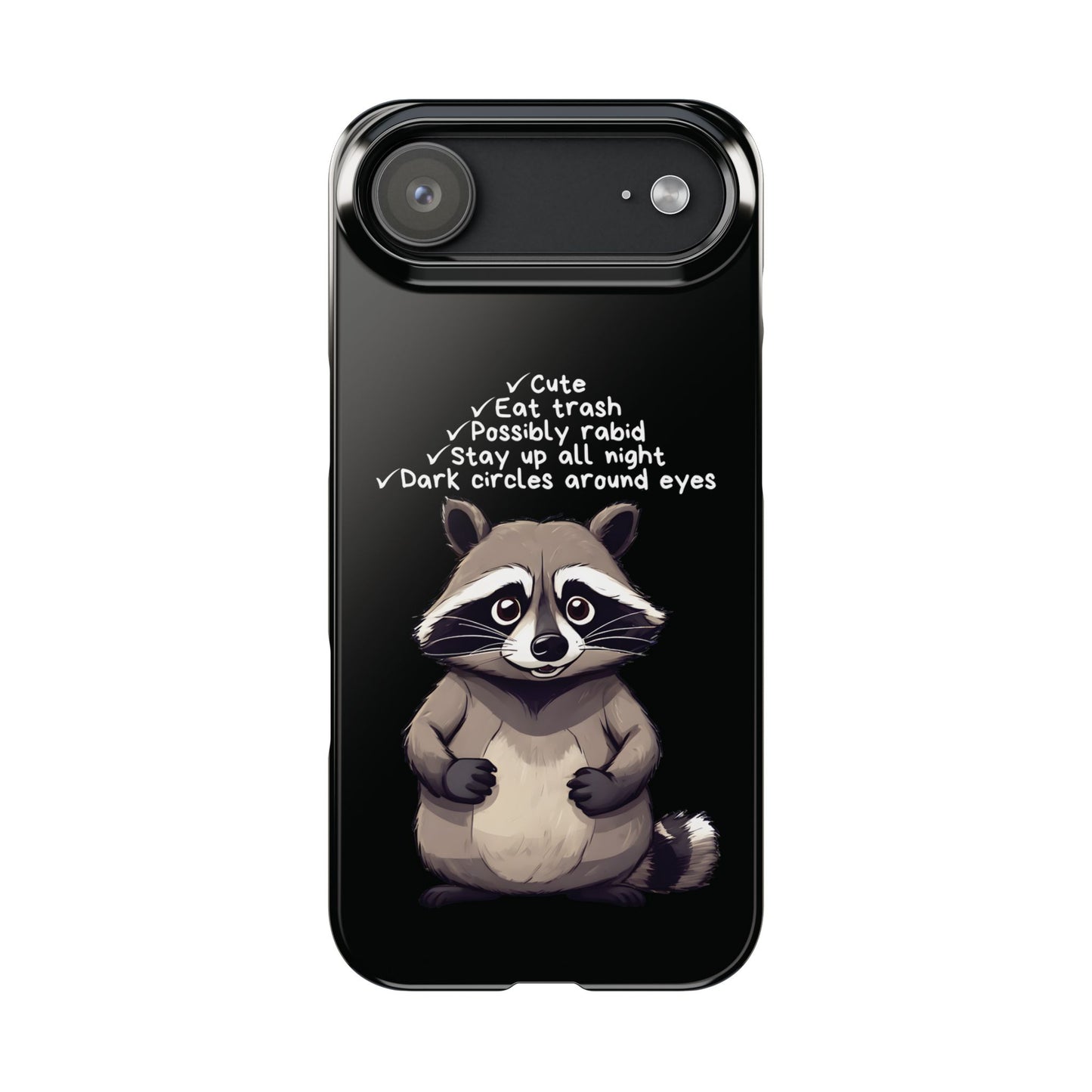 Cute Raccoon iPhone Case