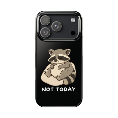 Lazy Raccoon iPhone Case