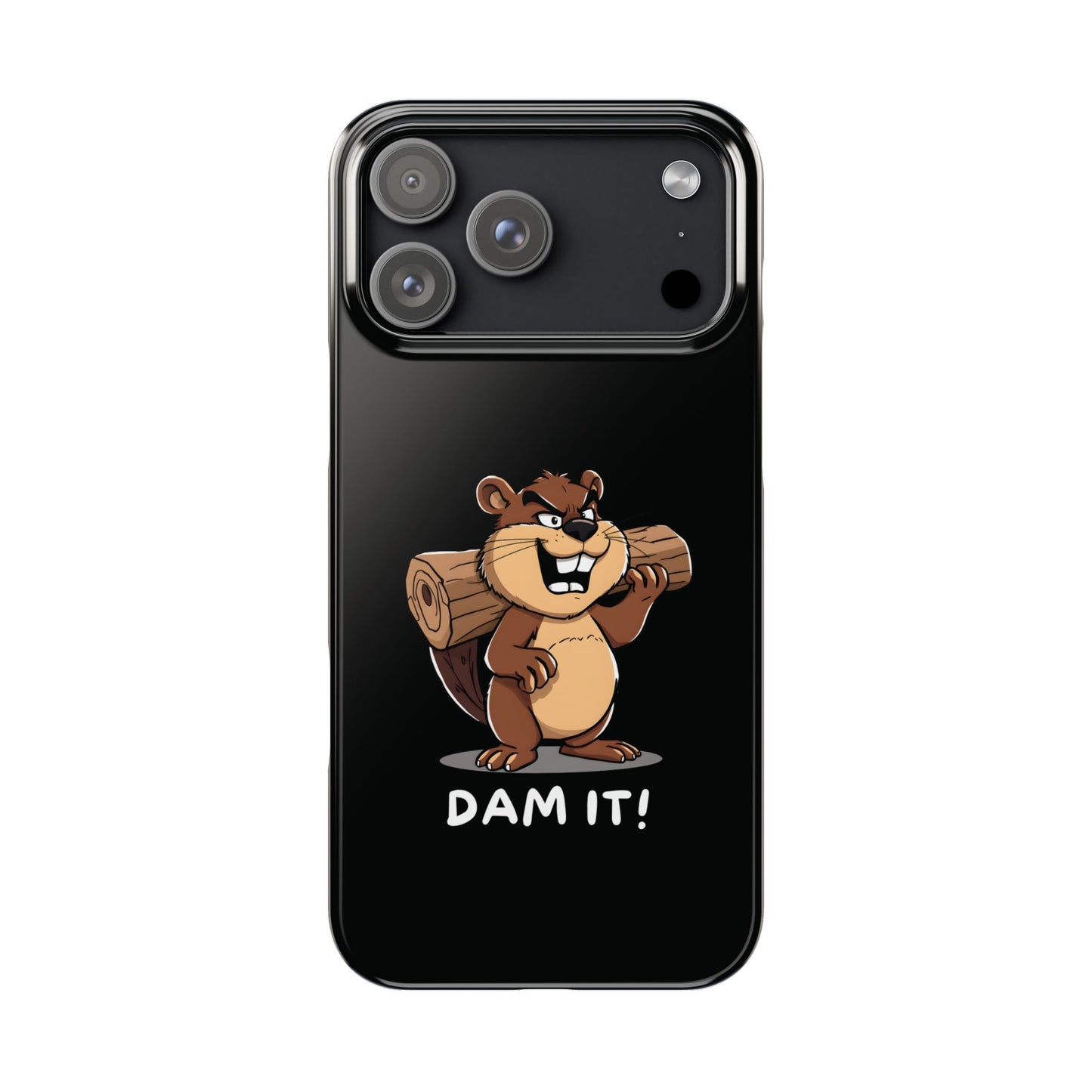 Funny Dam It iPhone Case