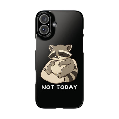 Lazy Raccoon iPhone Case