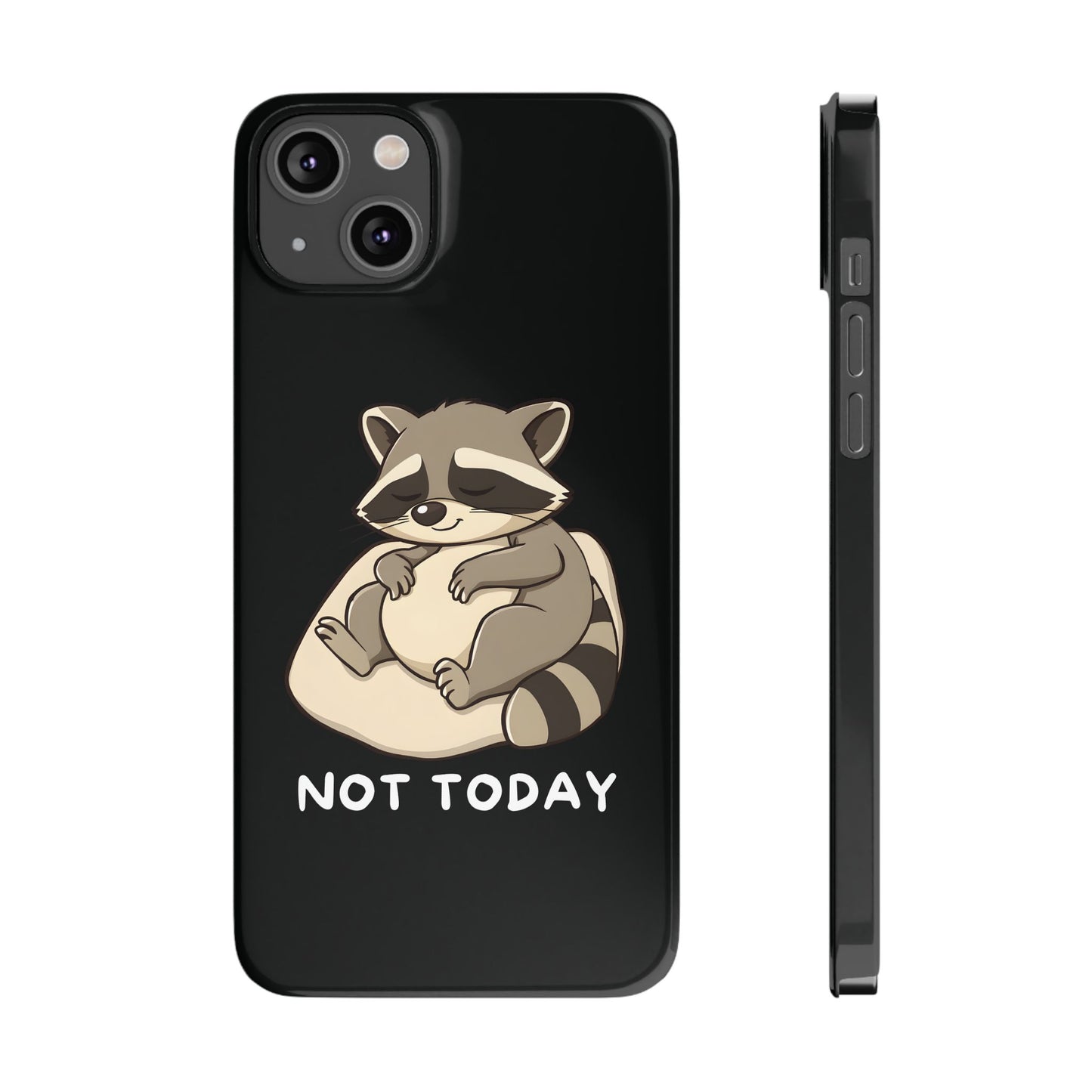 Lazy Raccoon iPhone Case