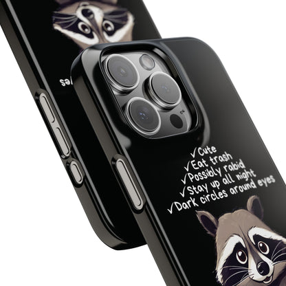 Cute Raccoon iPhone Case