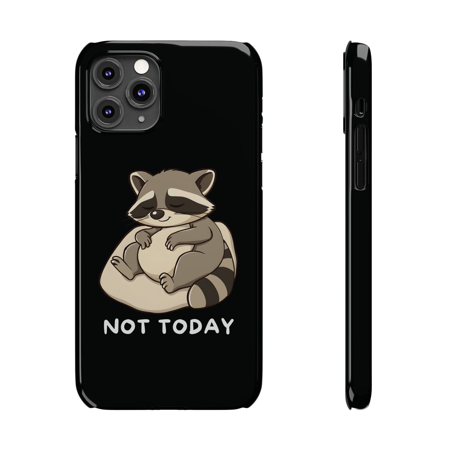 Lazy Raccoon iPhone Case