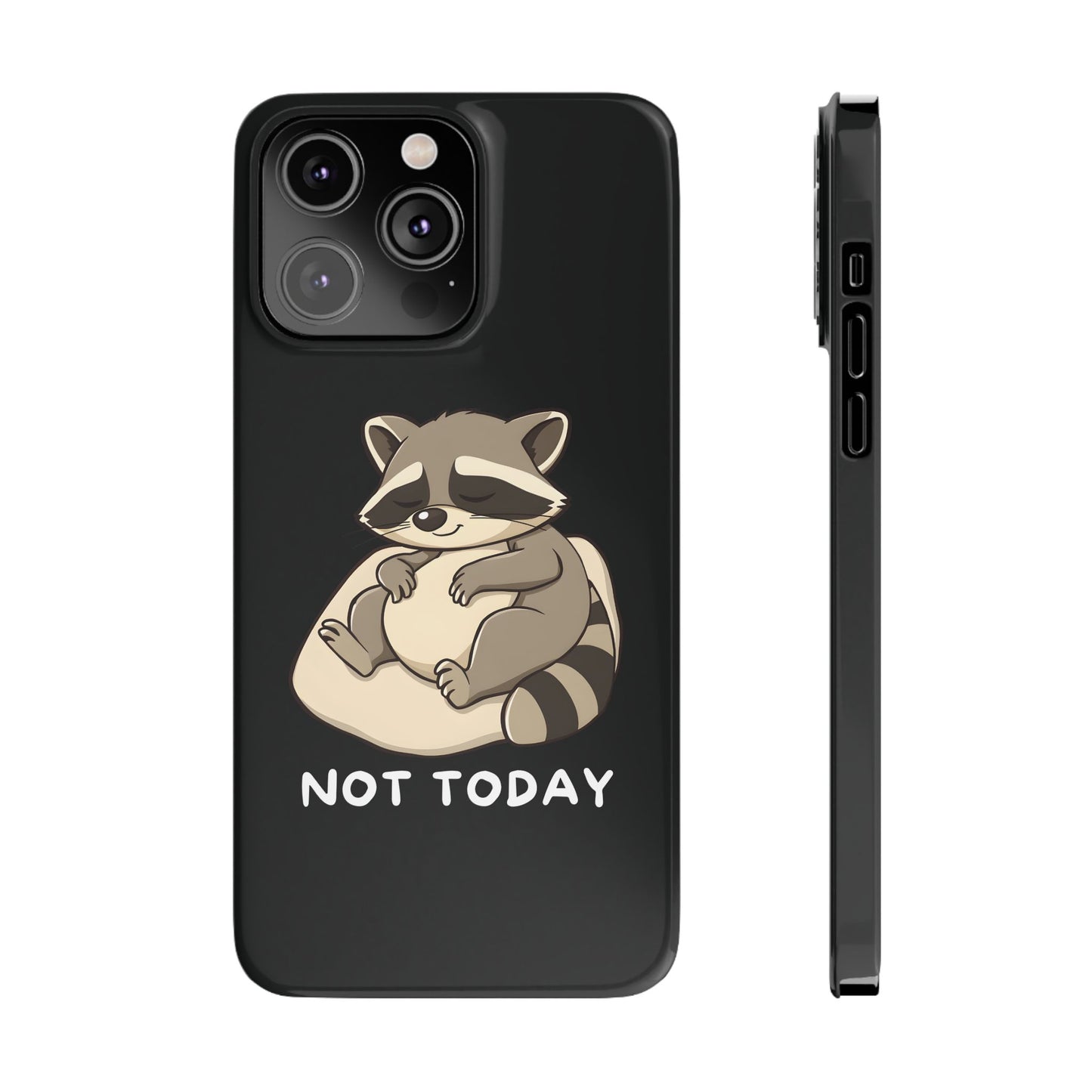 Lazy Raccoon iPhone Case