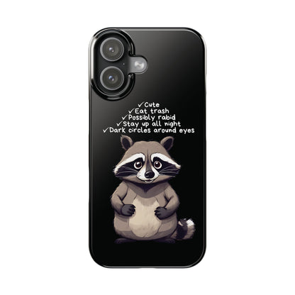 Cute Raccoon iPhone Case