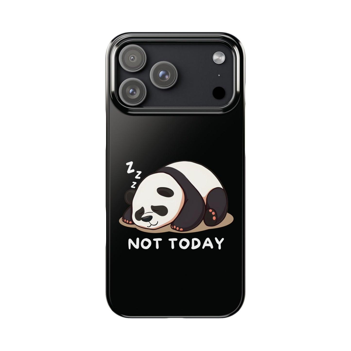 Lazy Panda iPhone Case