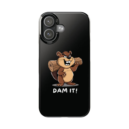 Funny Dam It iPhone Case