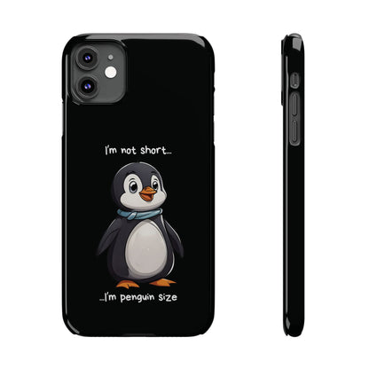 Cute Penguin Black iPhone 11 Case
