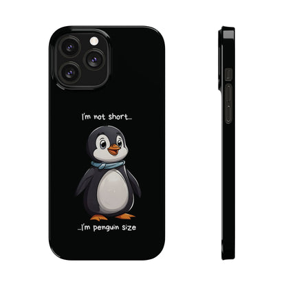 Cute Penguin Black iPhone 13 Pro Max Case