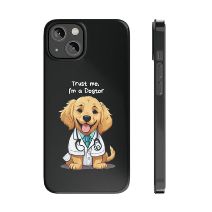 Dogtor Dog Black iPhone 14 Case