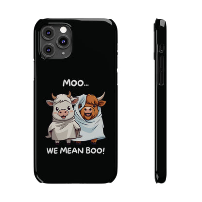 Halloween Cows Black iPhone 11 Pro Case