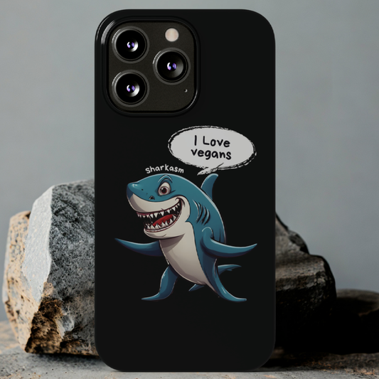 Sarcasm Shark iPhone Case