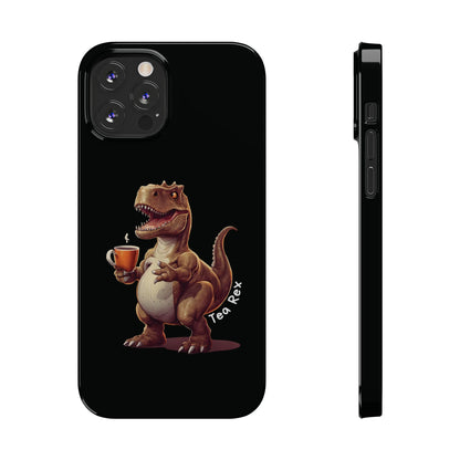 Tea Rex Black iPhone 12 Case