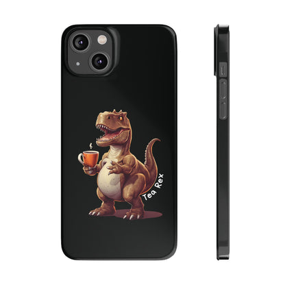 Tea Rex Black iPhone 14 Plus Case